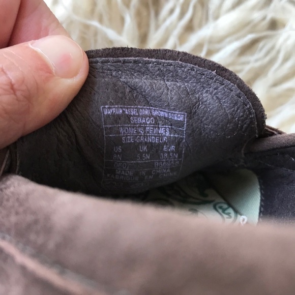 Sebago Mayfair Tassel Brown Leather Loafers 8 - Picture 7 of 7